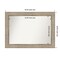 Trellis Silver Non-Beveled Custom Framed Bathroom Vanity Wall Mirror